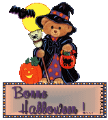 Gifs bonne Halloween ourson